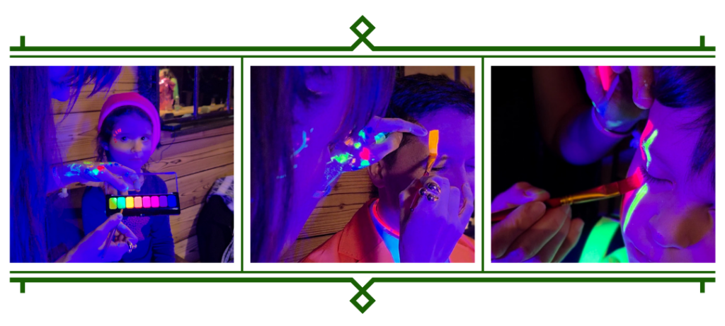 maquillage fluo maquillage soirée